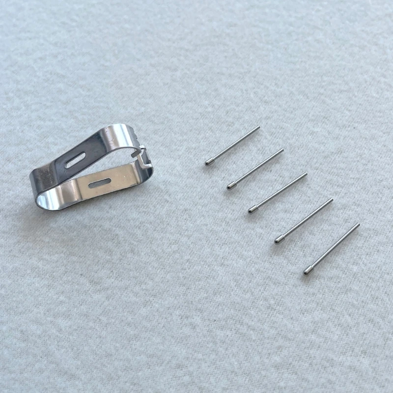 2 шт. гладкие металлические вставки для ручек с удобным карманным зажимом