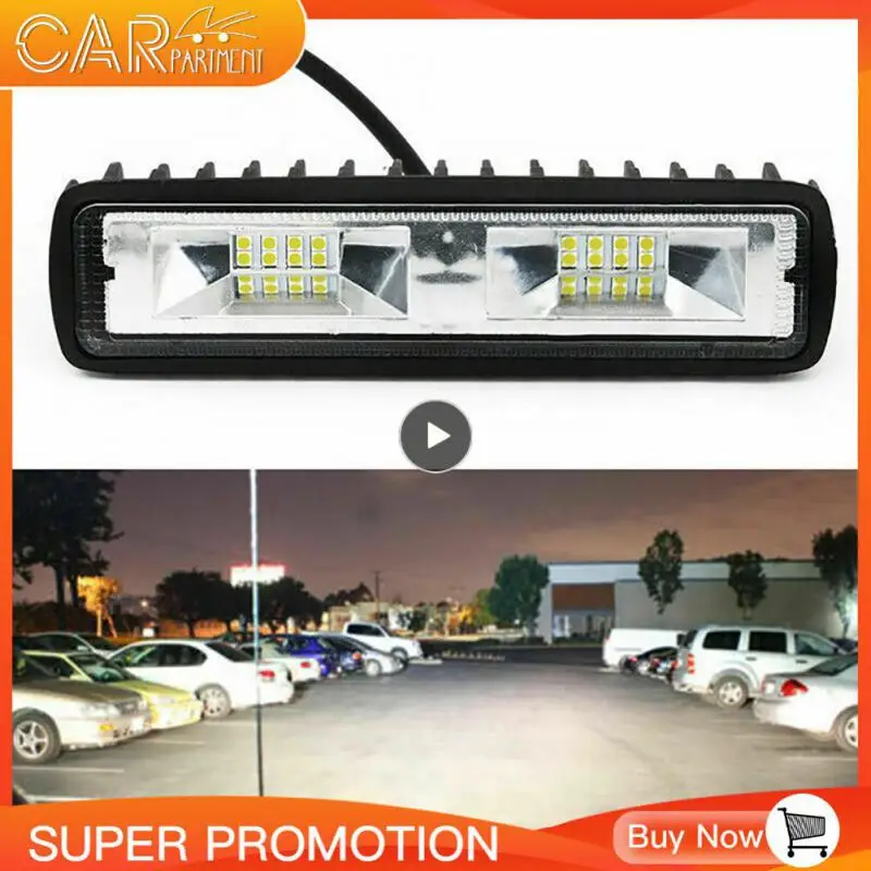 1 ~ 4 шт. 16 светодиодных противотуманных фар, прожекторы заливающего света 48 Вт, Универсальная автомобильная Рабочая деталь, автомобильные аксессуары, Погодостойкая Светодиодная панель, рабочая деталь