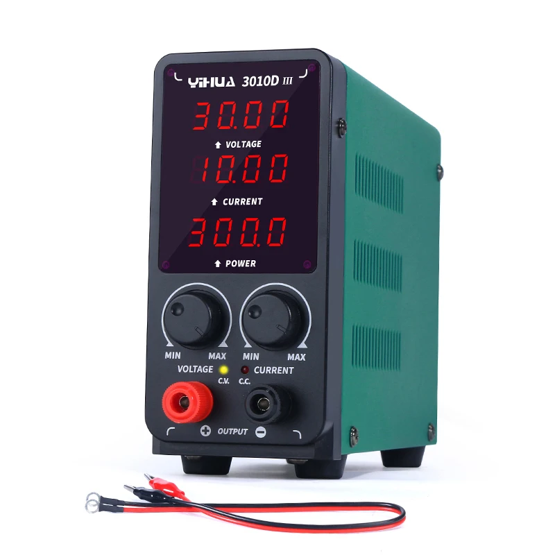 YIHUA 3010D-III 30 В регулируемый источник питания постоянного тока цифровой
