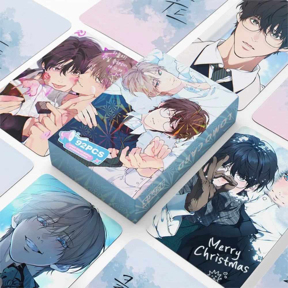 

Набор корейских вебтун-карточек с аниме-персонажами