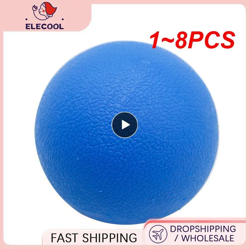 

1~8PCS Fascia Ball Lacrosse Muscle Relaxation Exercise Sports Fitness Yoga Peanut Massage Ball Trigger Point Stress Pain Relief