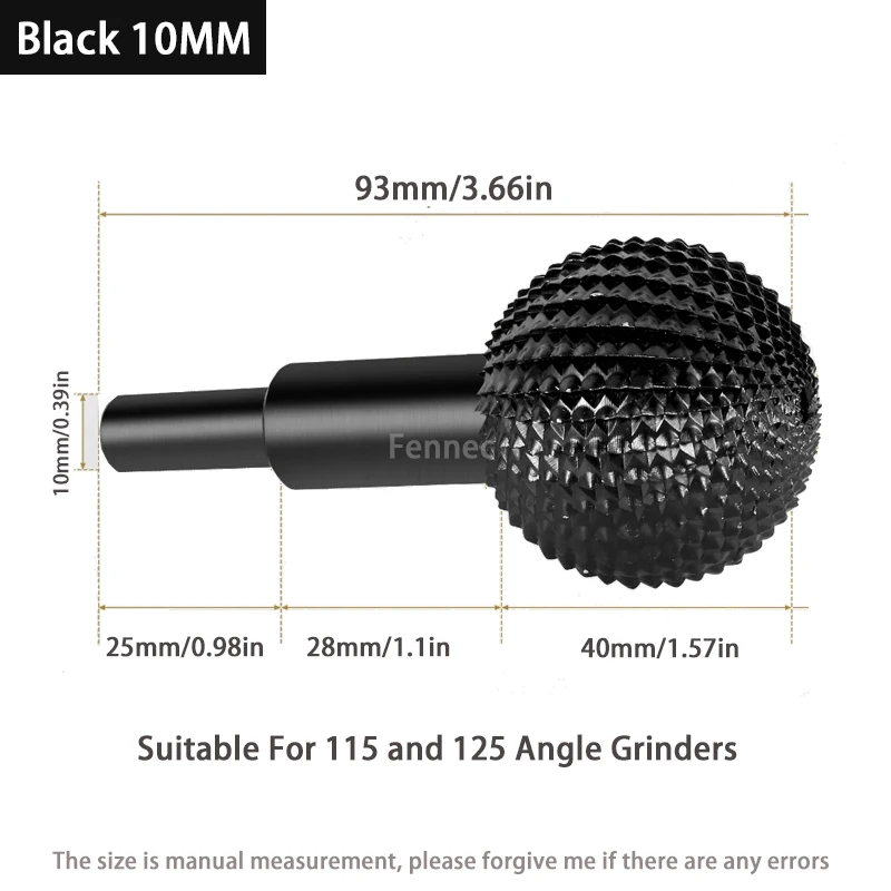 Сфера, вращающаяся деревообрабатывающая сферическая шипованная пластина, шарик из углеродистой стали, вращающийся шарик для резьбы по дереву, угловая шлифовальная головка, шлифовальная головка