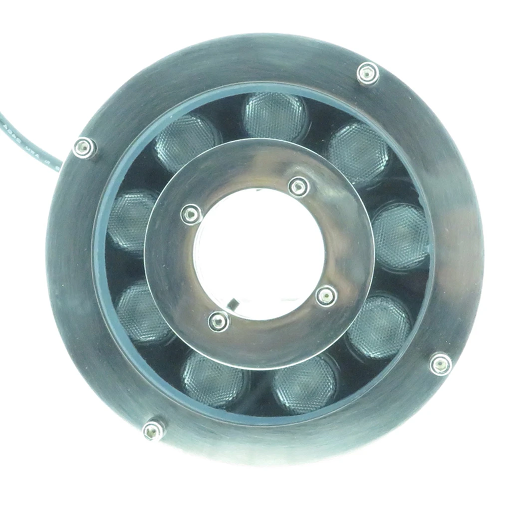 Светодиодная круглая подводная лампа для фонтана 6 Вт 9 18 12 В 24 IP68 DMX512 RGB цветные