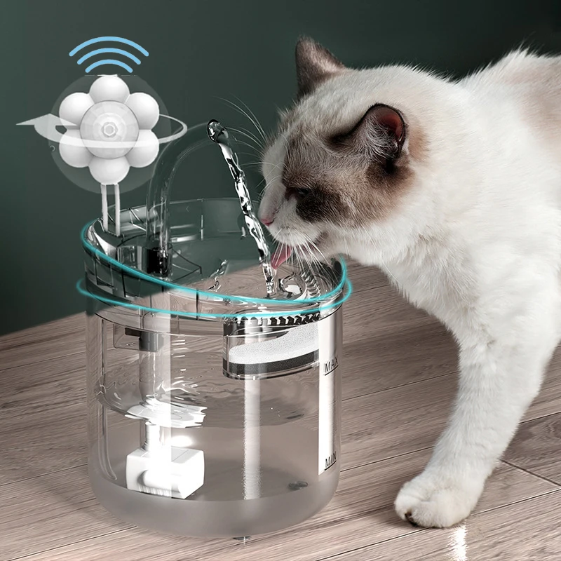 

Cat Water Fountain Filters Multiple Filtration for Stainless Steel Cat Drinking Fountain Flowers Drinking Bowl Water Feeder