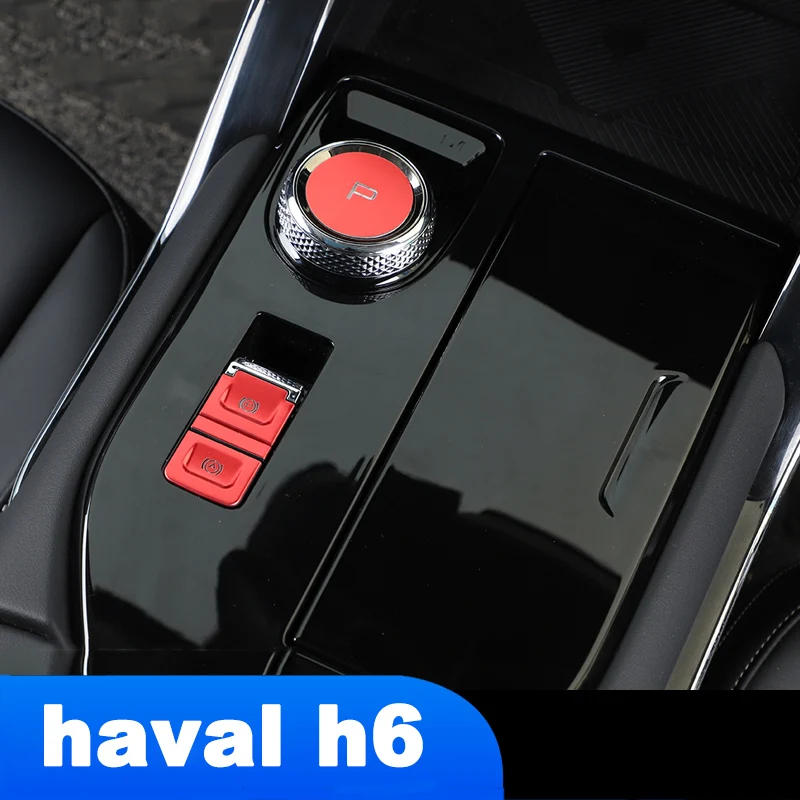 

Car Gear Button Cover P Shift Buttons Panel Trim for Haval H6 2021 2020 2022 3th Generations Interior Accessories Auto Styling