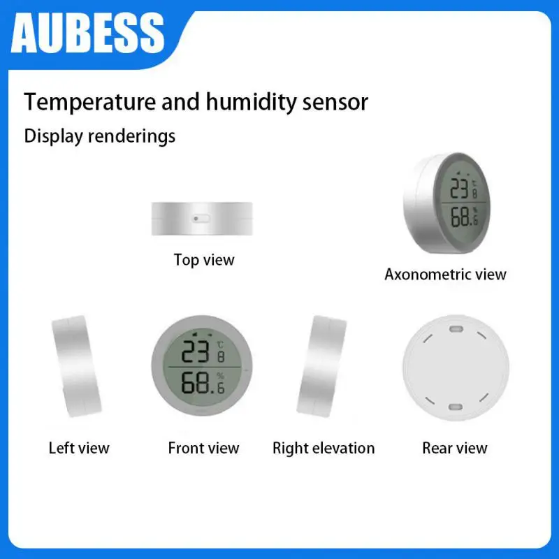 

2/3/5PCS Intelligent Linkage Thermometer Detector Tuya Zigbee For Seedling Fermentation Reptile Breeding With Wire Probe