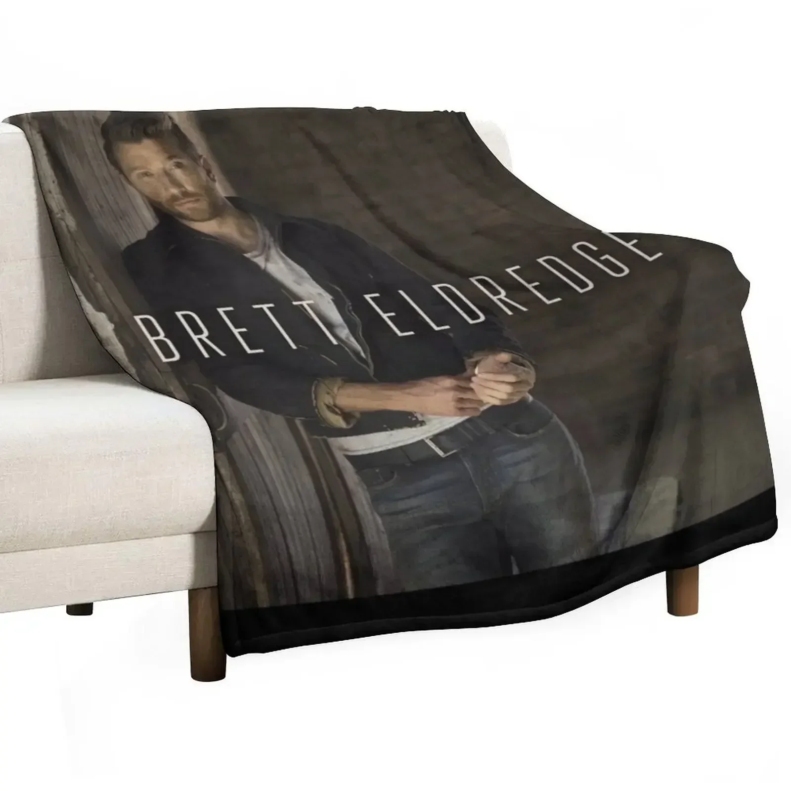 Плед Brett eldredge 1 теплые клетчатые мягкие большие одеяла