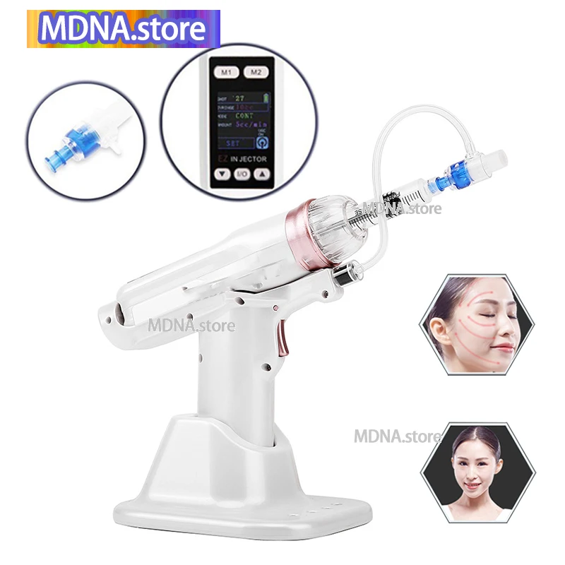 EZ Injector Water Gun Facial Mesotherapy Apparatus Wrinkle Remove Galvanic Apparatus Moisturizing Whitening Massage Apparatus