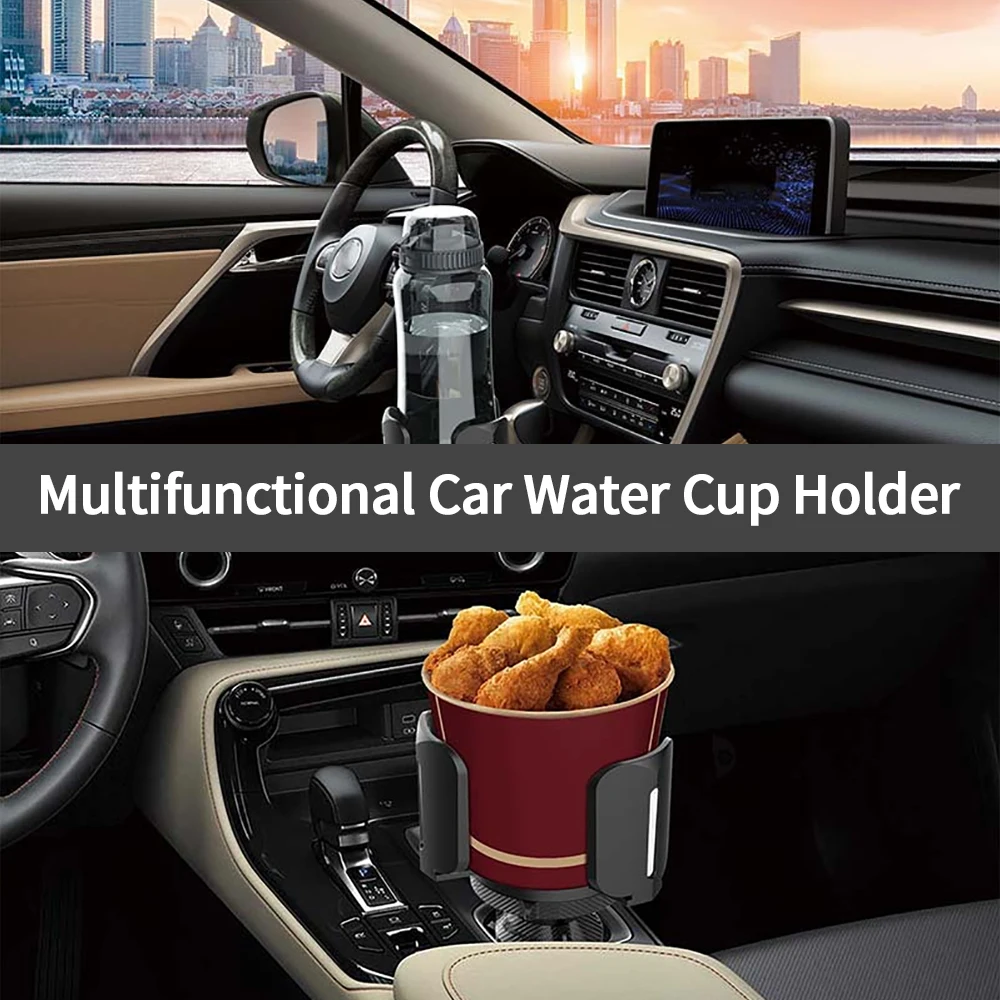 

New Car Cup Holder Expander Multipurpose Stable Organizer Universal Water Mugs for Vehicles Drink Placement Drinks Automotive