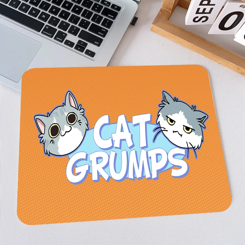 

Cartoon mouse pads cute cat game keyboard mat small mouse pad game computer table pad rubber base non-slip square full desk mat