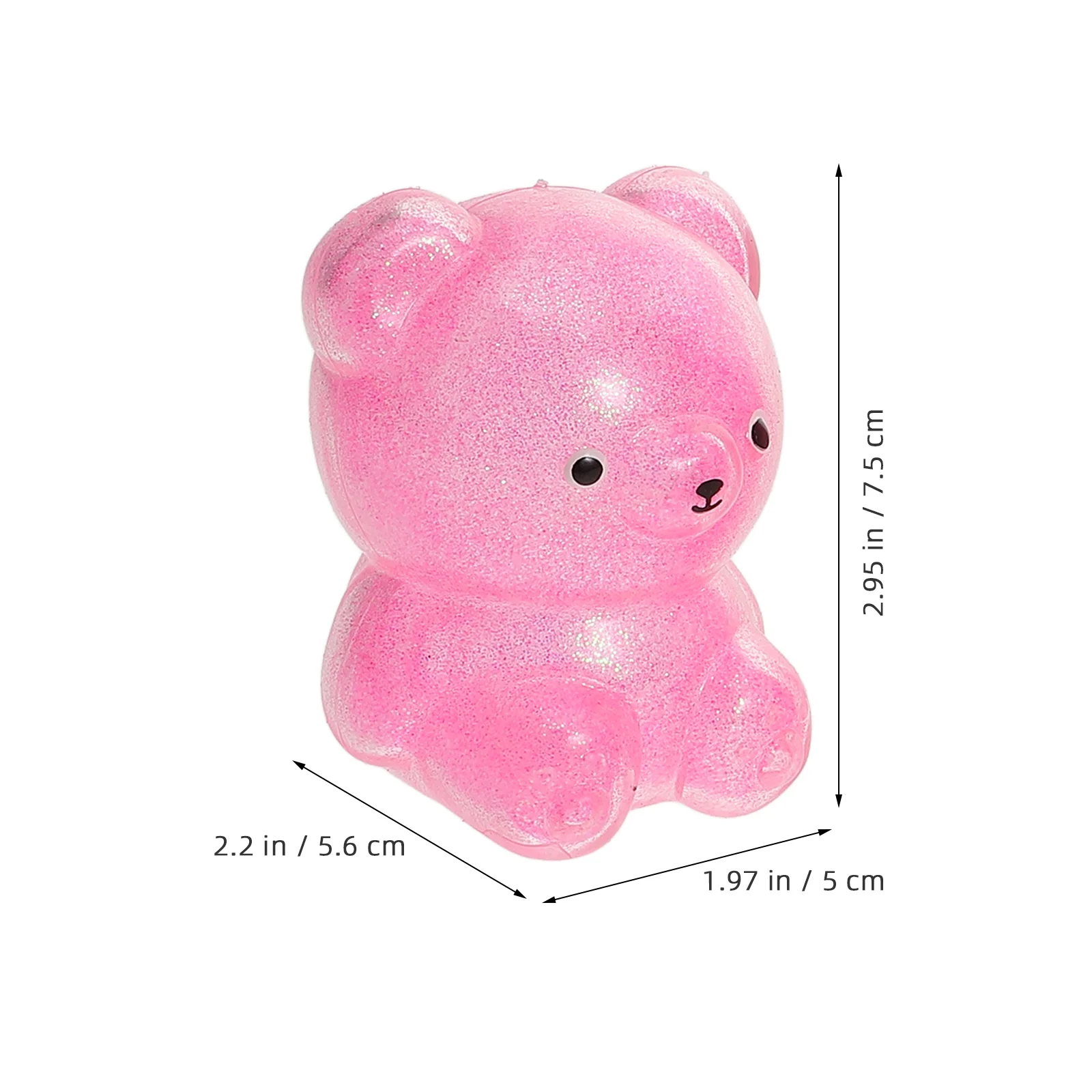 3 шт. декомпрессионные игрушки детские животные сжимаемый медведь наполнитель о