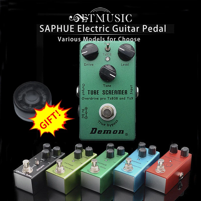 

TS9 and TS808 Two Modes Tube Screamer Electric Guitar Pedal Vintage Overdrive/Distortion Crunch/Distortion/US Dream