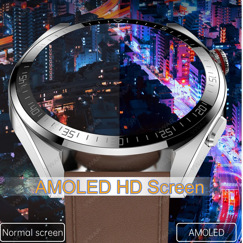 Умные часы Vwar Stratos 2 Pro AMOLED всегда на дисплее Bluetooth умные для мужчин 8G GPS треки