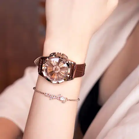 Новые женские роскошные компактные часы в Корейском стиле на удачу