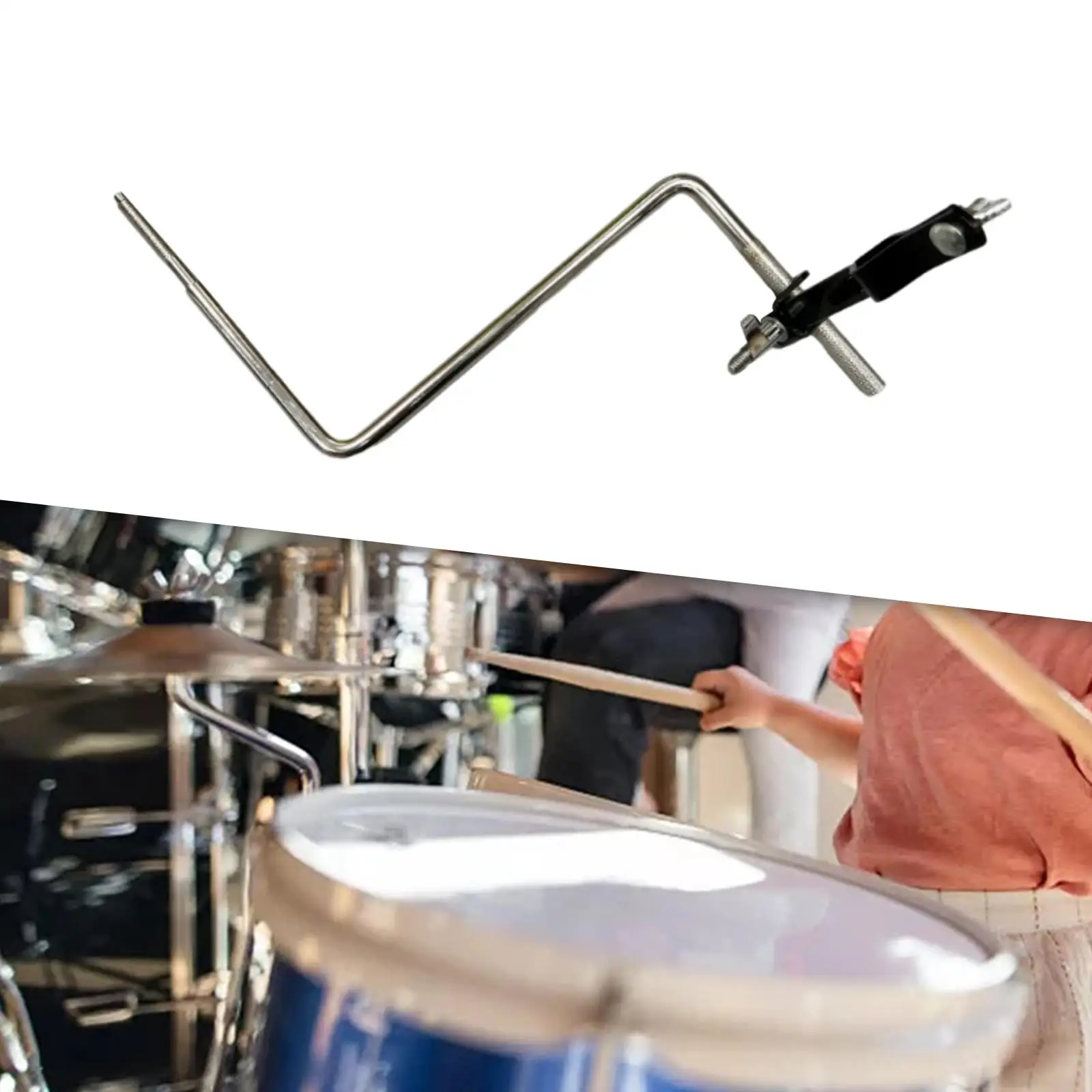 Зажим для барабана стойка расширения стальная Подставка тарелок Z-образный