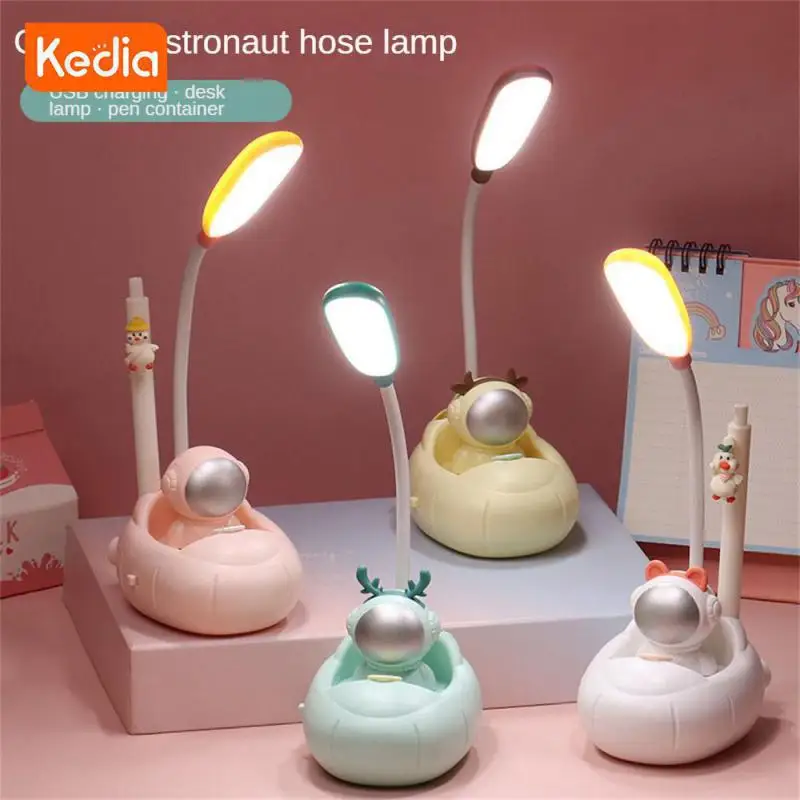 

Compact Led Rechargeable Desk Lamp Usb Charging Astronaut Spaceship Led Light Multifunctional Durable High Quality Table Lamp