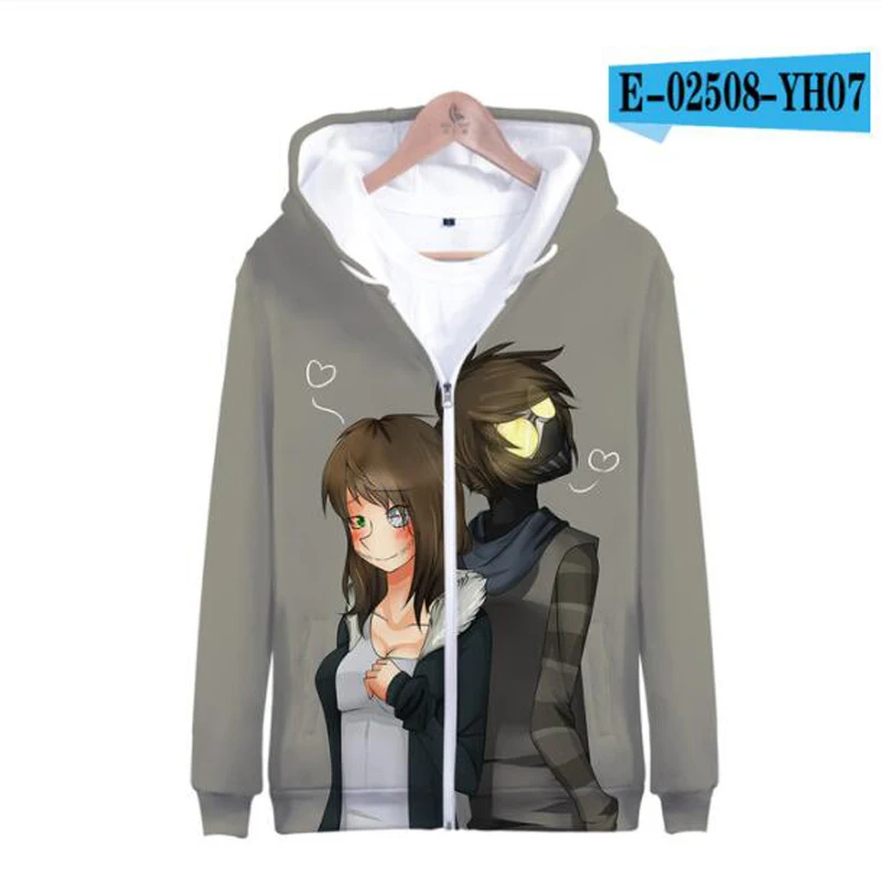 Толстовка с капюшоном для мужчин и женщин свитшот 3D принтом на молнии уличная