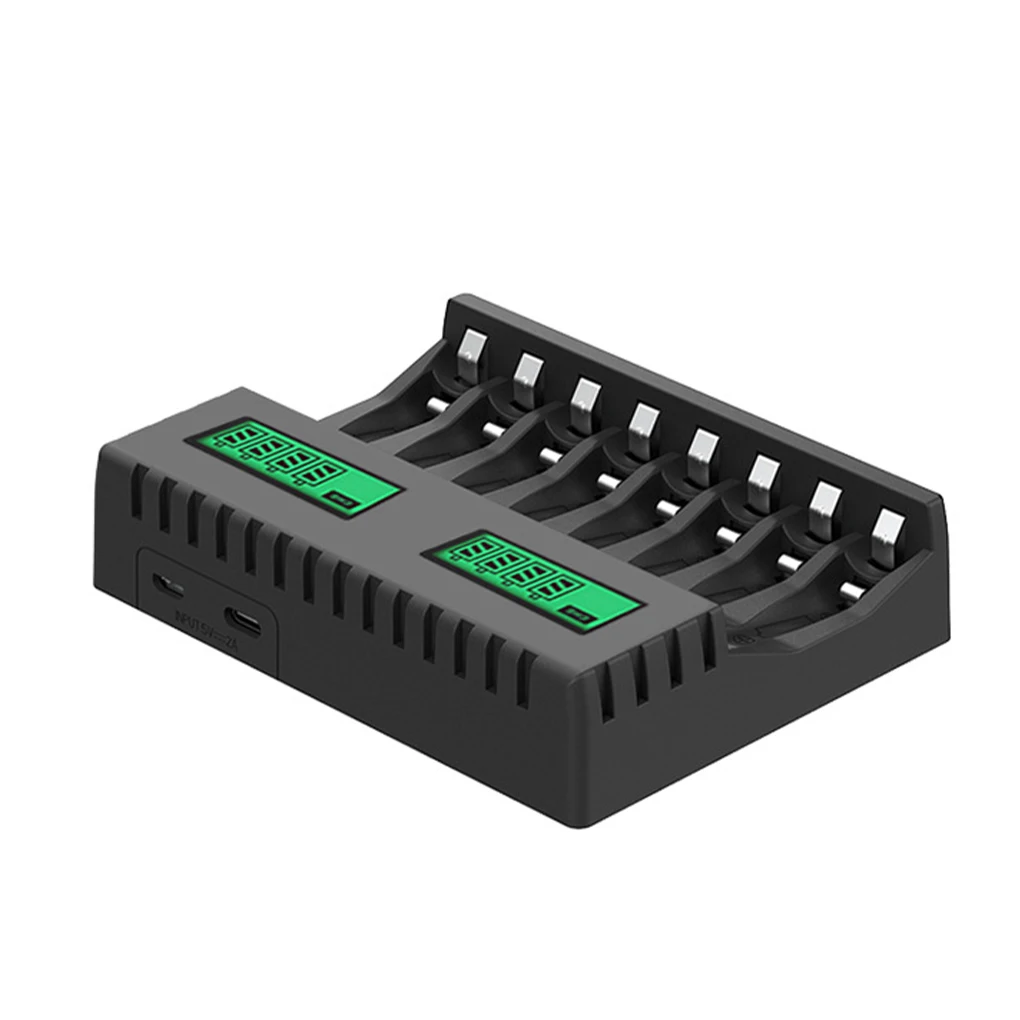 

8 Slots Battery Charger AA AAA Batteries Charging Charge