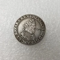 french 1607 silver plated commemorative collector coin gift lucky challenge coin copy coin