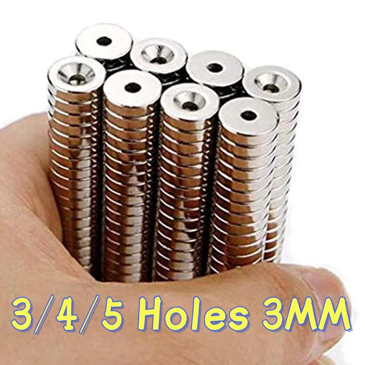 N35 Ima Магнитный Рыболовный Магнит Кубический Квадрат с Отверстием Шар 3 мм