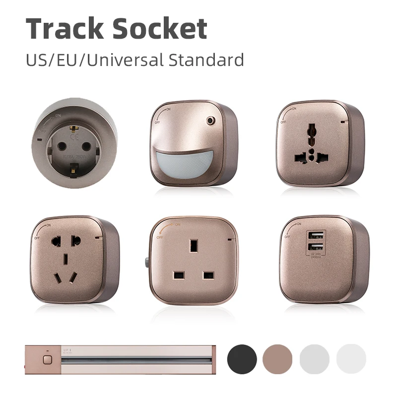 Купи P2 Power Track With Master Switch Socket 4000W 16A Smart Home Appliances US EU Universal Standard Wall Electrical Plug Adapter за 381 рублей в магазине AliExpress