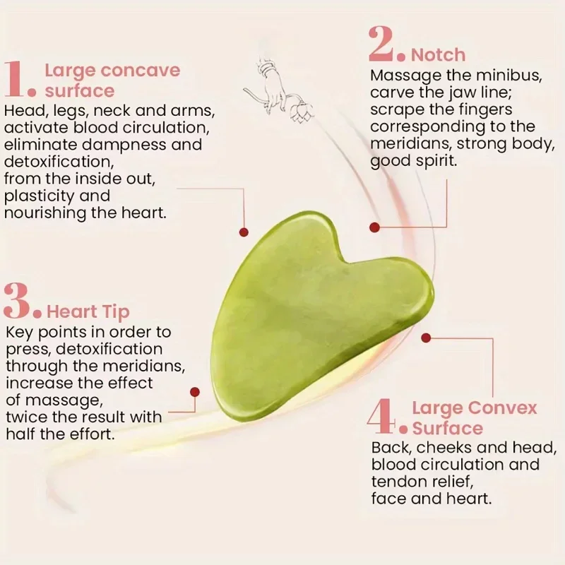 Расческа с шестью когтями и Рогами двойного назначения массажная для глаз