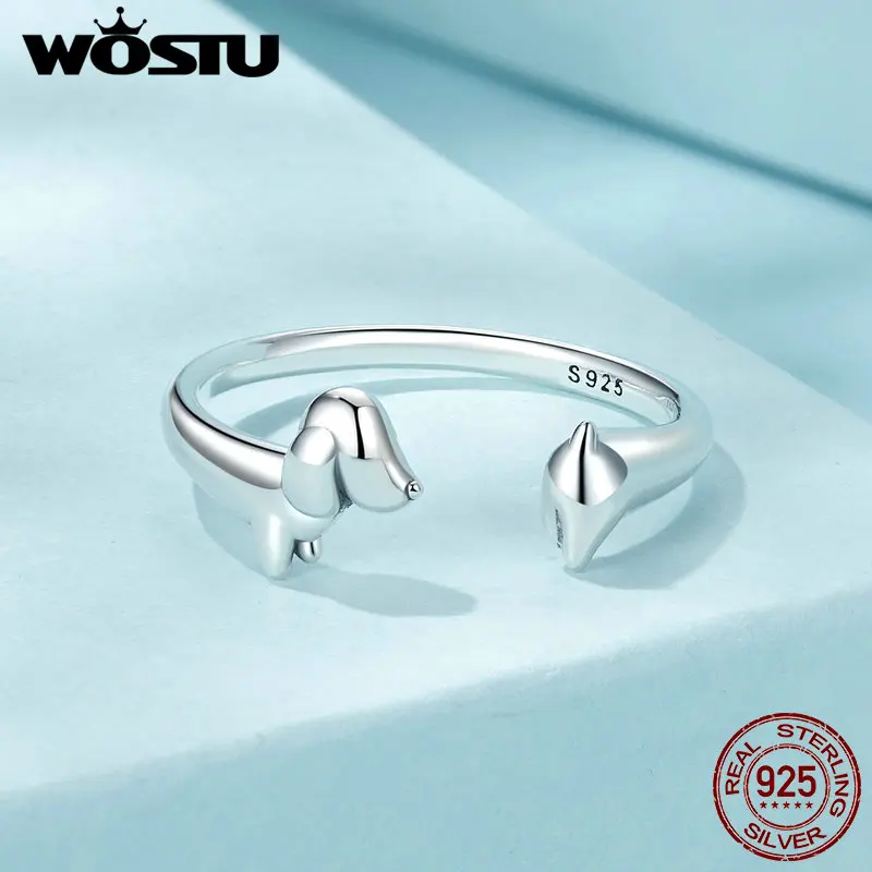 Женское кольцо в стиле такса