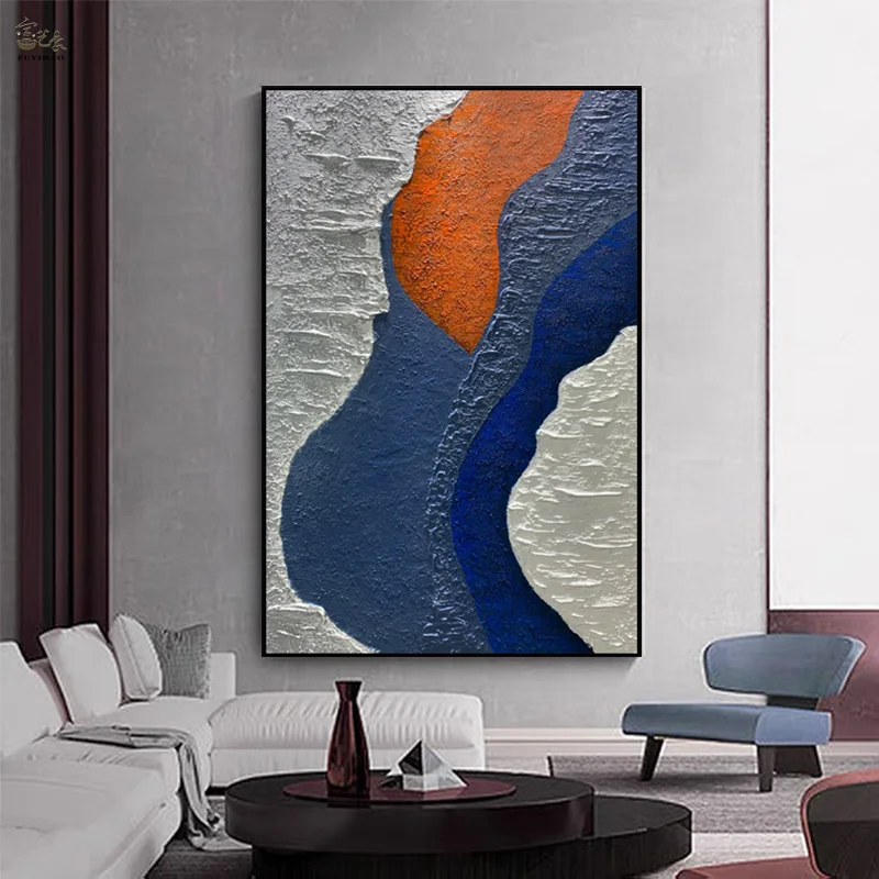 

Красивые высококачественные Абстрактные Художественные картины ручная роспись масляная живопись на холсте большая настенная Картина дек...
