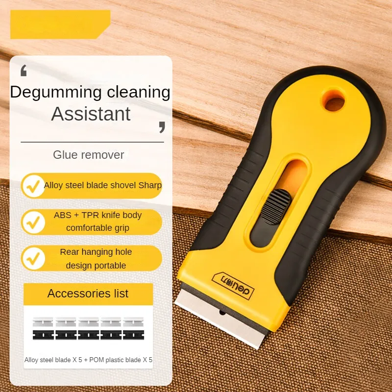 Скребок Deli для удаления клея скребок грязи стекла пола стен очистки плитки 105 мм 10
