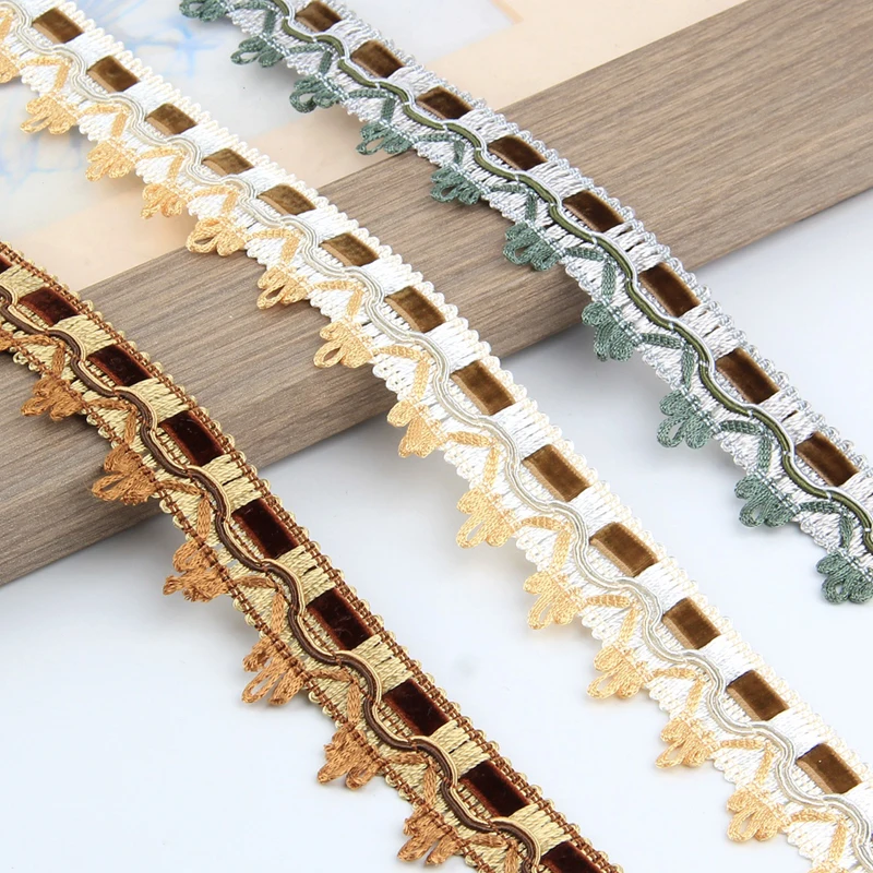 

2 ярда, плетеные кружева для штор, 28 мм, рамка для одежды, отделка, поделки «сделай сам», лампа, аксессуары для украшения дома, маленькие края, кружева