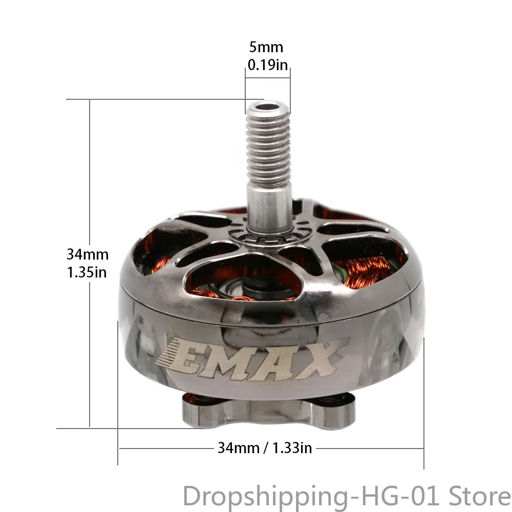 4 шт./лот EMAX ECOII Series eco ii 2807 6S 1300KV бесщеточный двигатель для Mark4 Apex 7 дюймов FPV Racing Drone