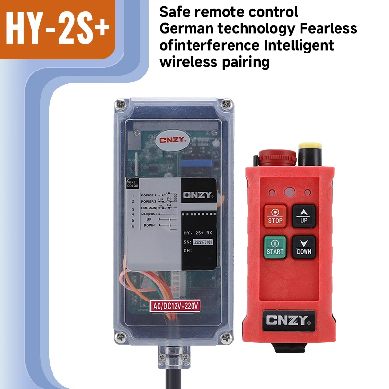 2 кнопки 12-24 В singIe скоростной промышленный беспроводной Радиоуправляемый кран
