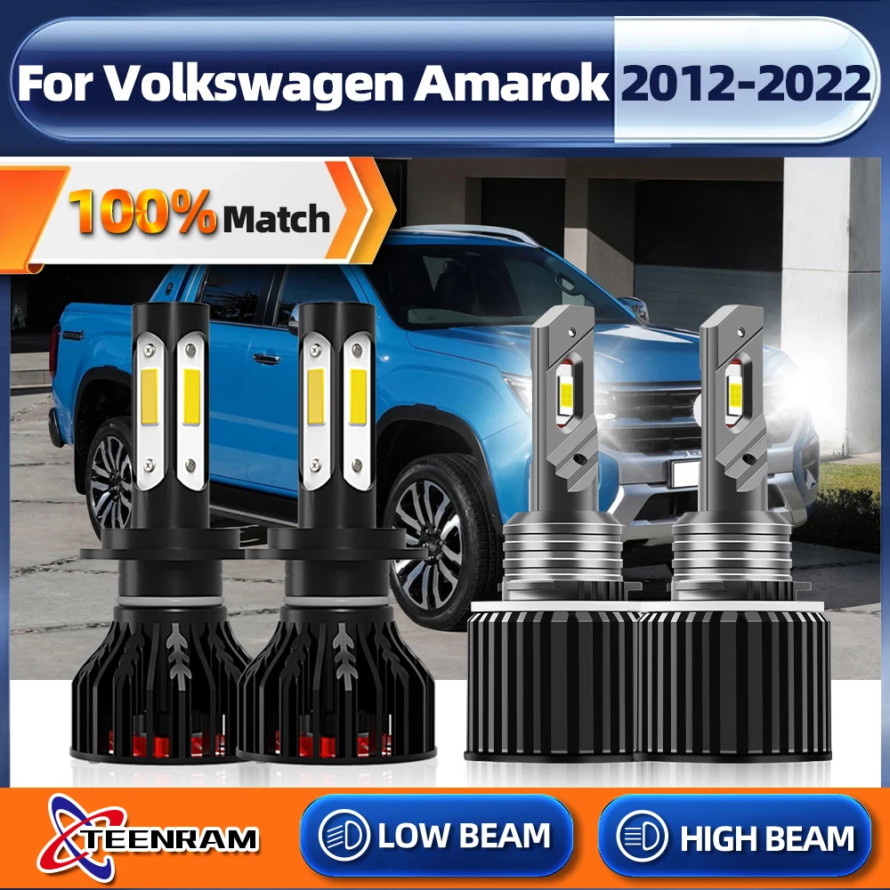 

H7 H15 LED Car Headlight 40000LM 240W CSP Chip Car Light 12V 6000K For Volkswagen Amarok 2012-2016 2017 2018 2019 2020 2021 2022