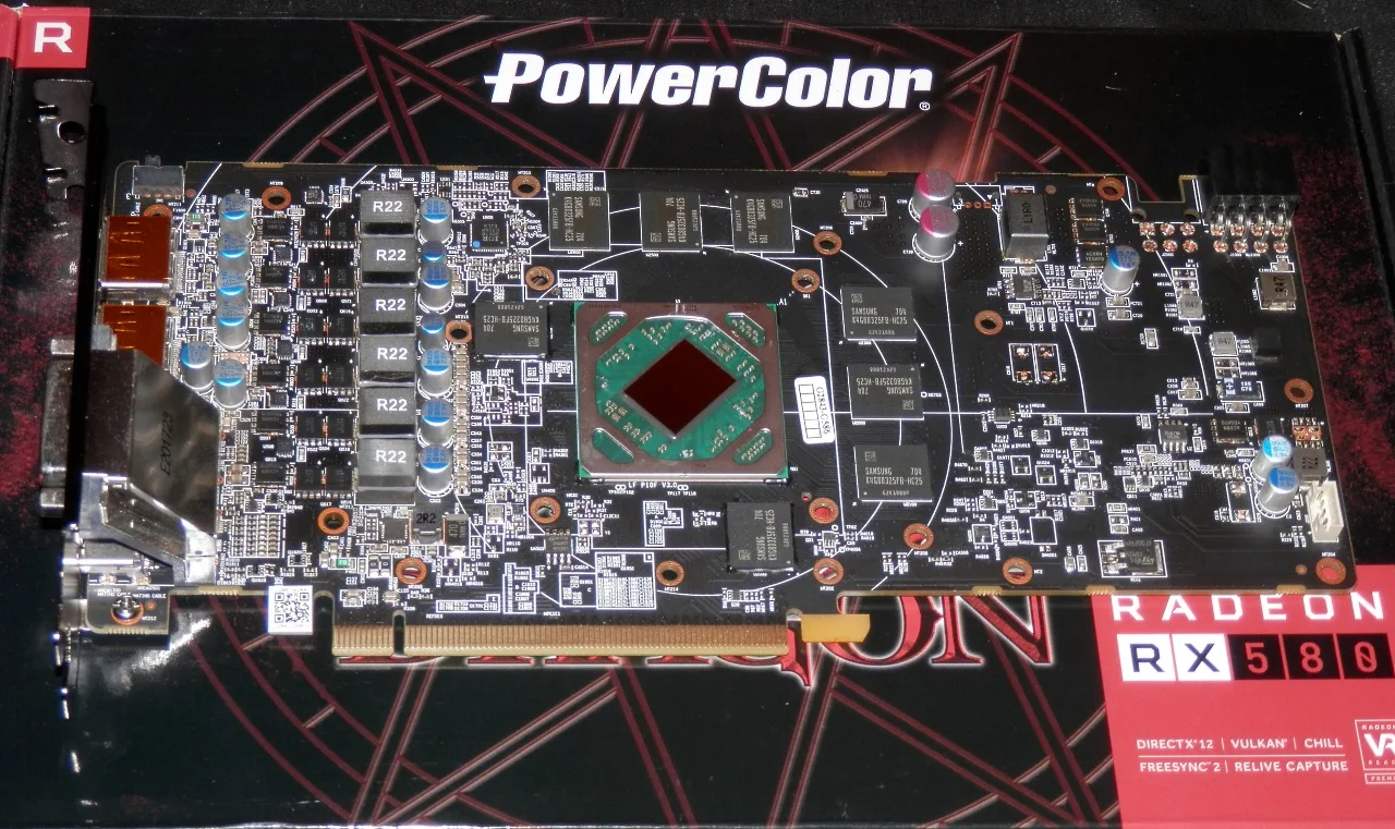 Блок Bykski для PowerColor-RX480-Red-Devil-8 ГБ/RX 480 Red Dragon/AXRX 580 4 ГБD5-3DHDV2 медный радиатор