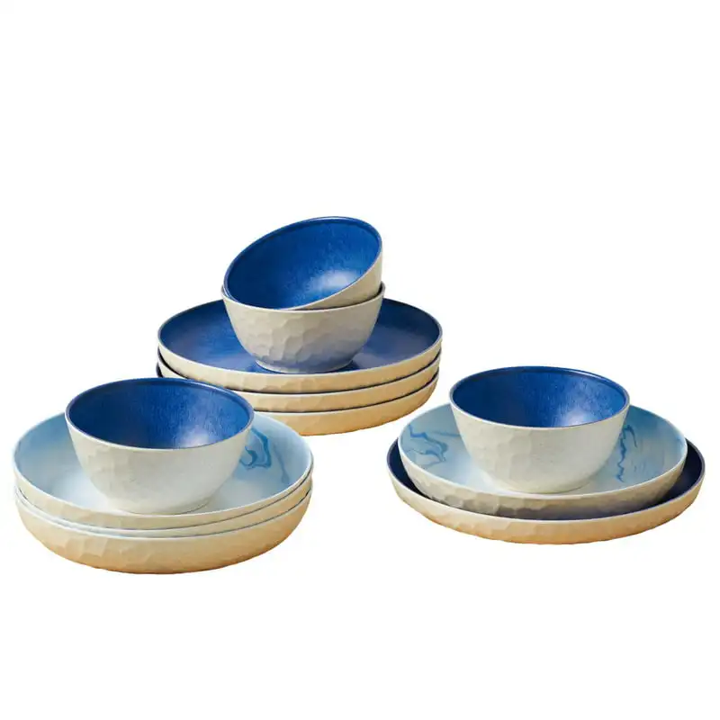 

Bamboo Melamine Dinnerware Set, Reactive