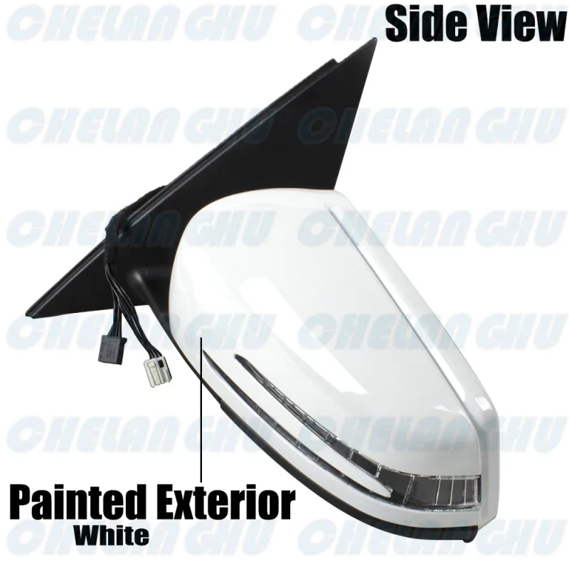 Для Benz W204 C180 C200 C300 2008 2009 2010 2011 2012 2013 левая сторона 14-контактный белый окрашенный