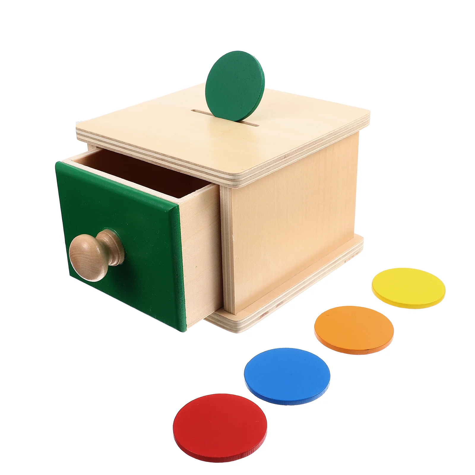 

1 Set Montessori Wooden Box Matching Box Object Permanence Box Preschool Learning Toys for Toddler Infant Educational Gifts
