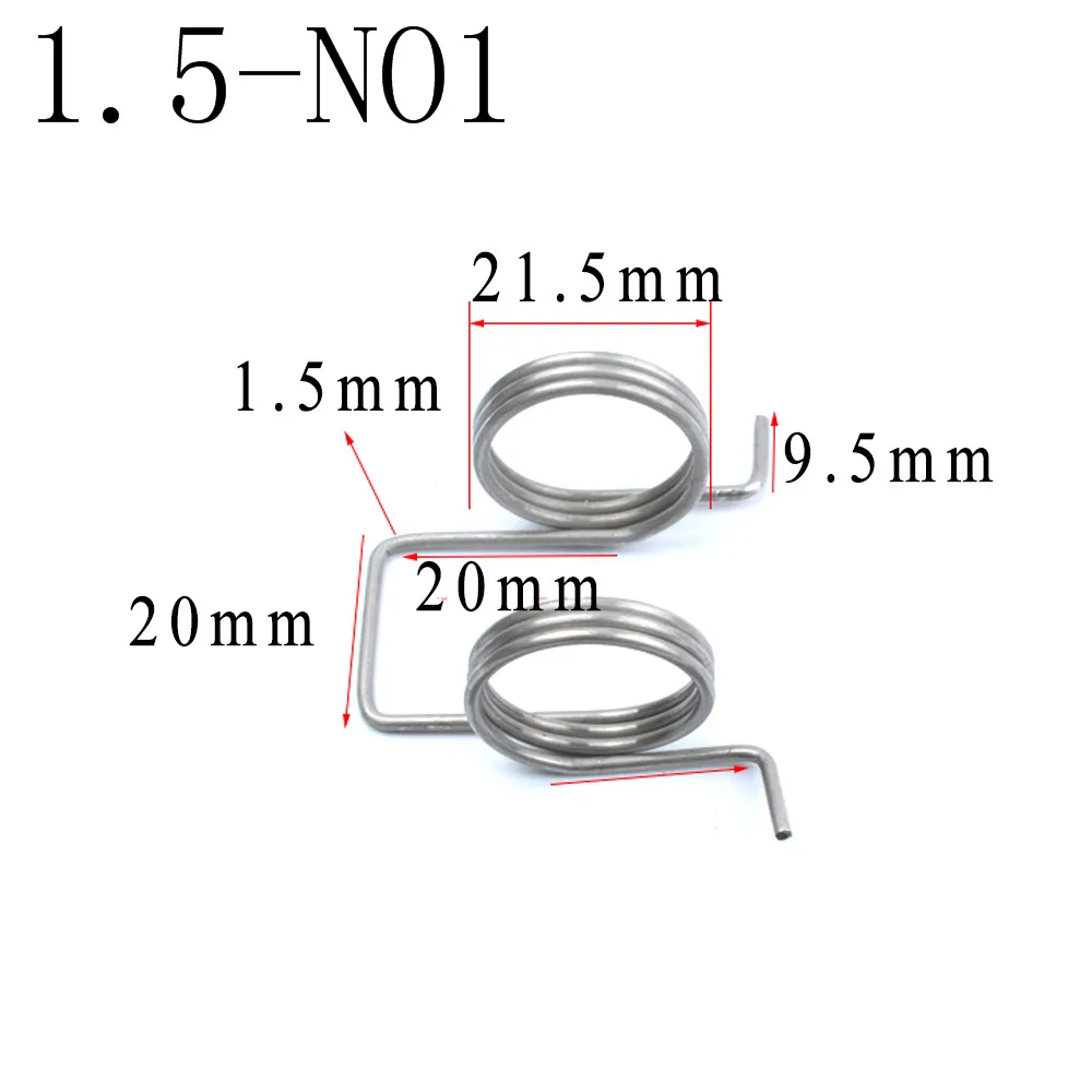

Finewe сельскохозяйственная техника 1,5 мм проволока диаметр стальной сверхмощный двойной пружины кручения