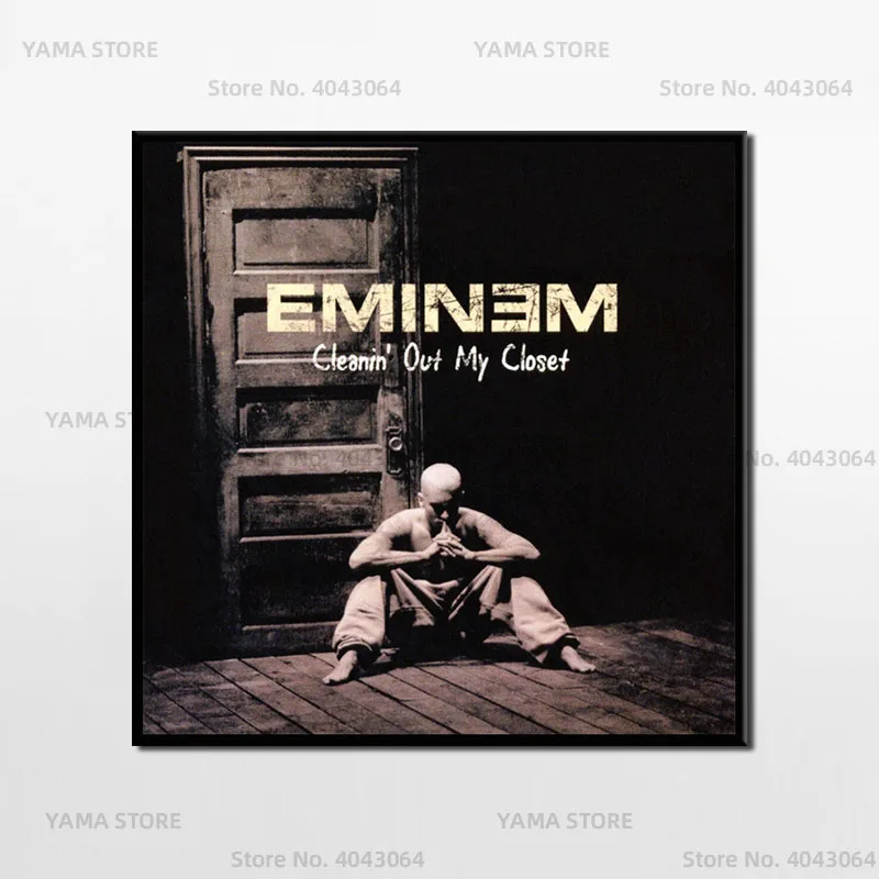 J537 Эминем Маршал Мэзерс Хип-хоп Рэп Музыкальный горячий обложка альбома холст живопись постер для домашнего декора на.