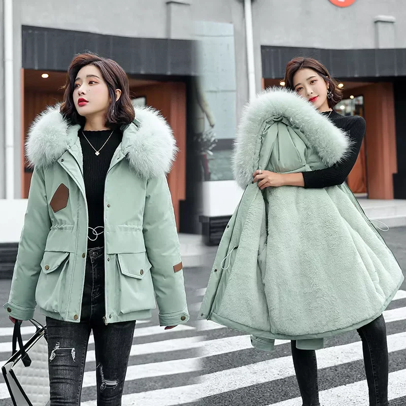 New2022 Jacket Women Winter Parka Winter clothes original loose cotton female students winter jacket winter coat 813