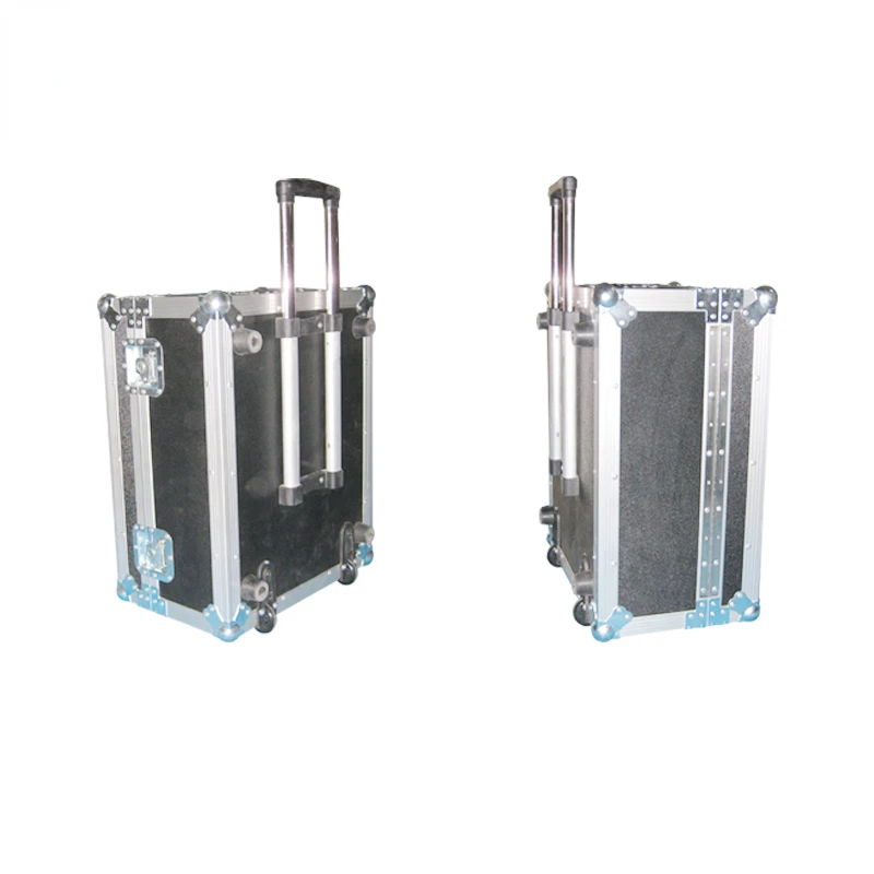 

Black Hard aluminum tool case with wheels