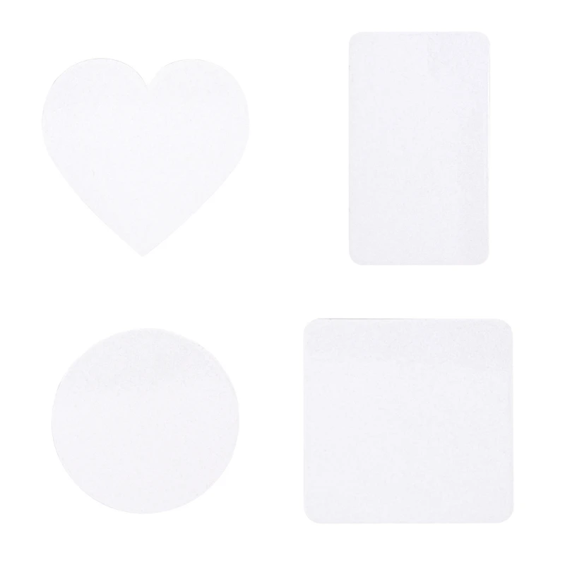

10pcs Sublimation Blank Refrigerator Magnets Magnetic Stickers for Home Office Drop Shipping