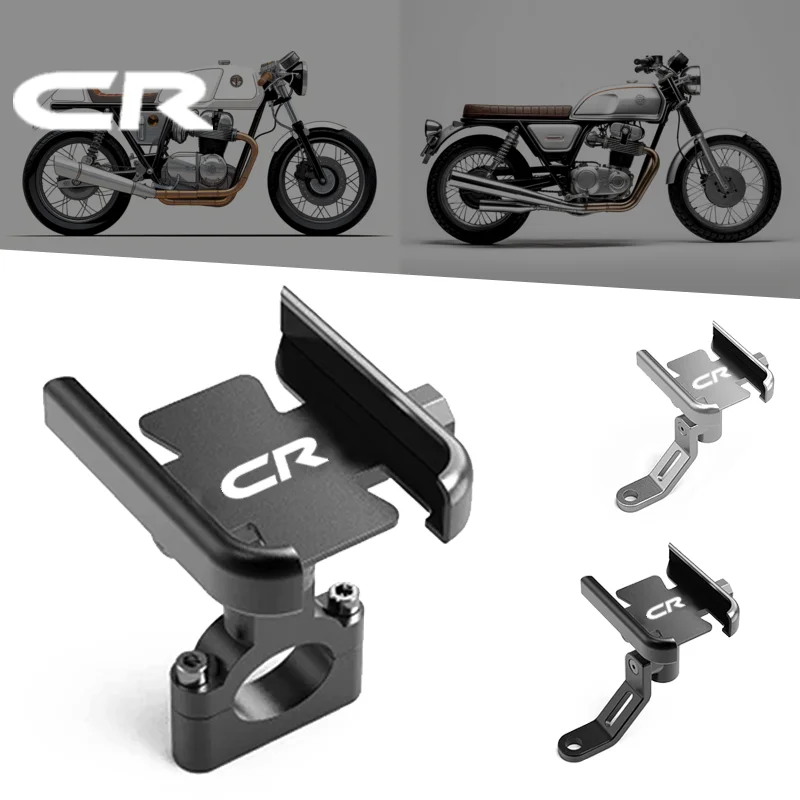 

For Honda CR80R CR85R CR125R CR250R CR 80R 85R 125R 250R All Year Motorcycle Mobile Phone Holder GPS Navigator Mirror Handlebar