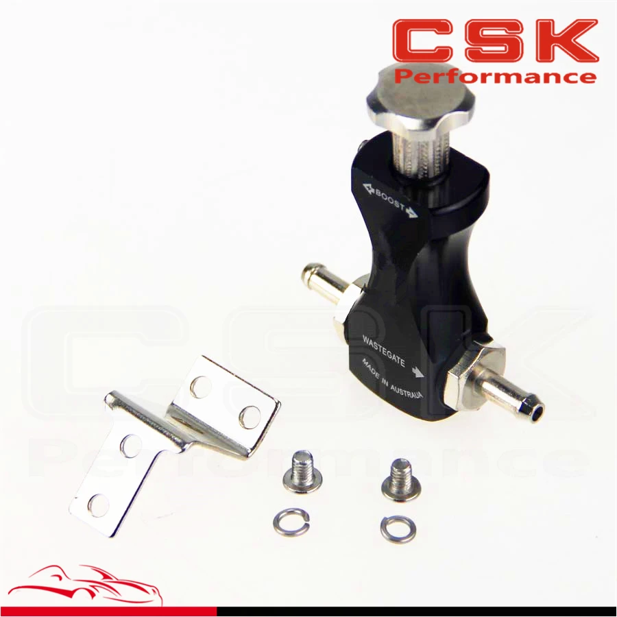 Universal Boost-Tee Manual Boost Controller Control Racing Turbo Black