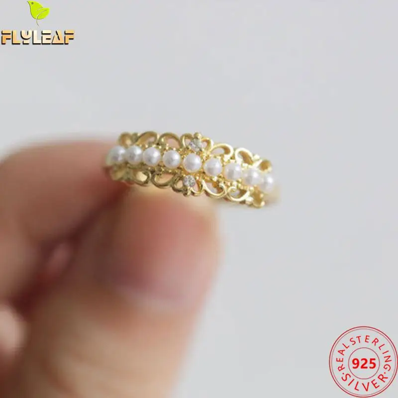 

Женское кольцо из серебра 925 пробы, с жемчугом