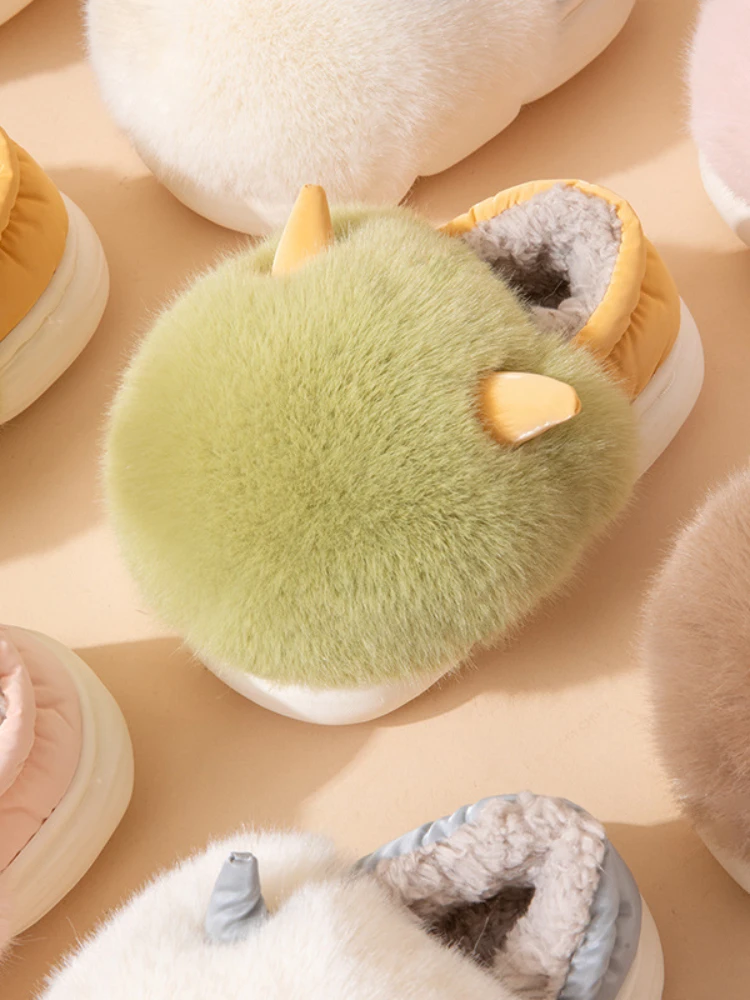 

Children's Cotton Slippers Comfortable and Soft Boys and Girls Cute Indoor Household, Baby's Bag Heel Winter Womens Shoes