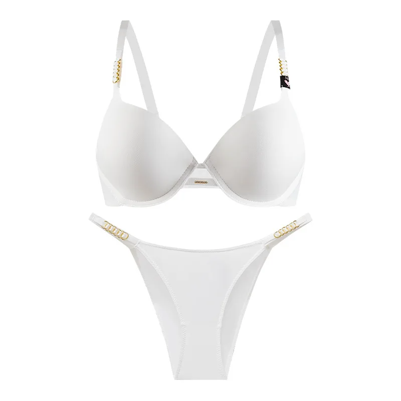 Гладкое сексуальное женское белье комплект из бюстгальтера и трусиков для