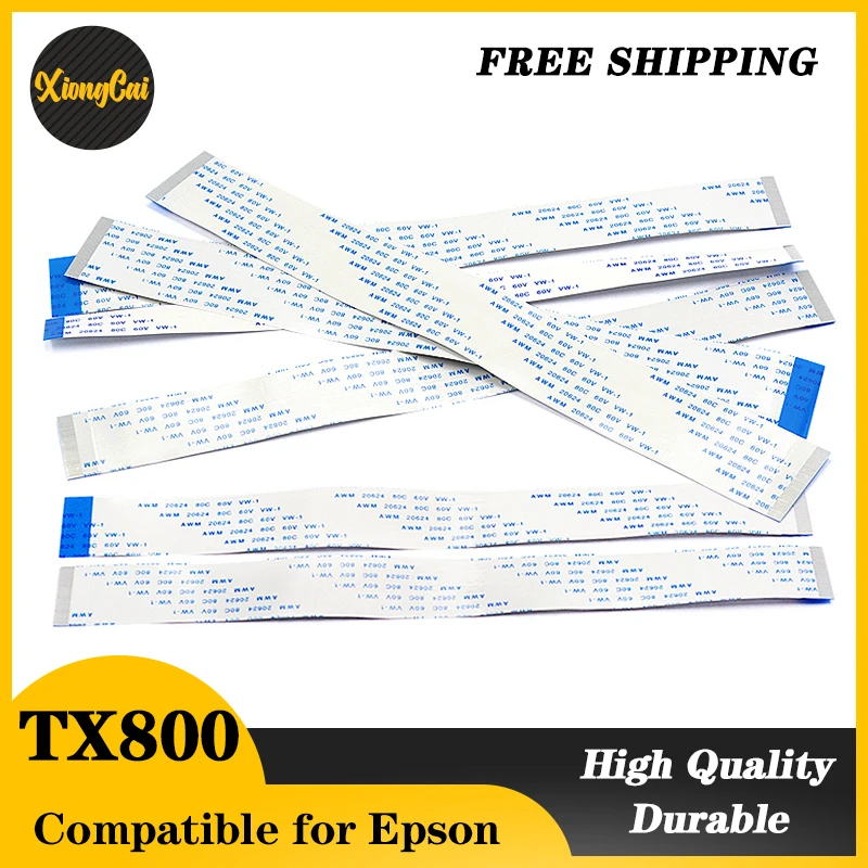 

10PCS 29Pins print head cable for Epson XP600 TX800 TX700 TX720 TX820 Solvent UV flatbed printer dx10 printhead flat data cable