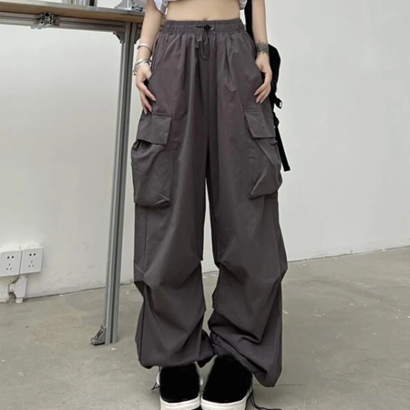 

Black samurai men's pants oversize pants high street fashion plush knickerbockers American straight charging overalls