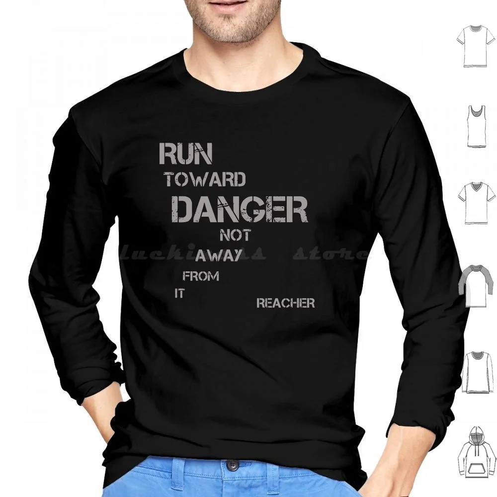 

Run Toward Danger Not Away From It-Book Quote-Light Gray Font On Light Background. Don't Select A Dark Background Or It Won't